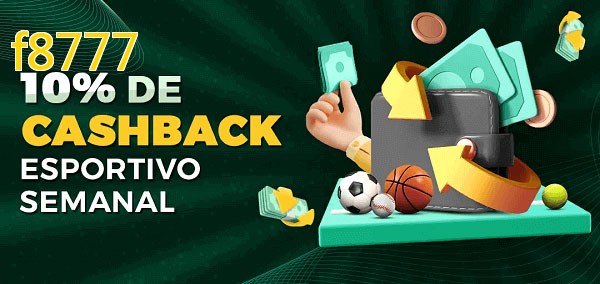 10% de bônus de cashback na f8777