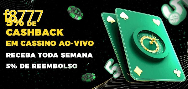 Promoções do cassino ao Vivo f8777